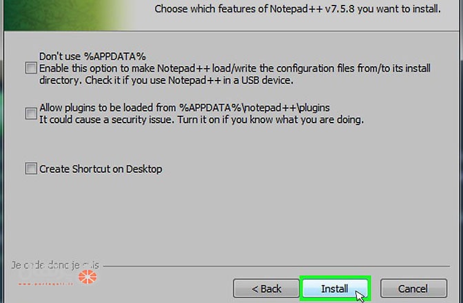 نصب Notepad + +-8